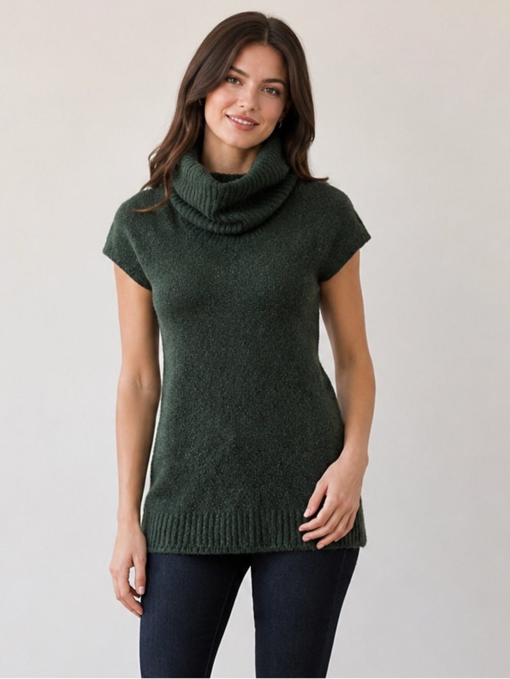 🎉4 for $40🎉 Michael Kors Wool Blend Short Sleeve Turtleneck Sweater Small